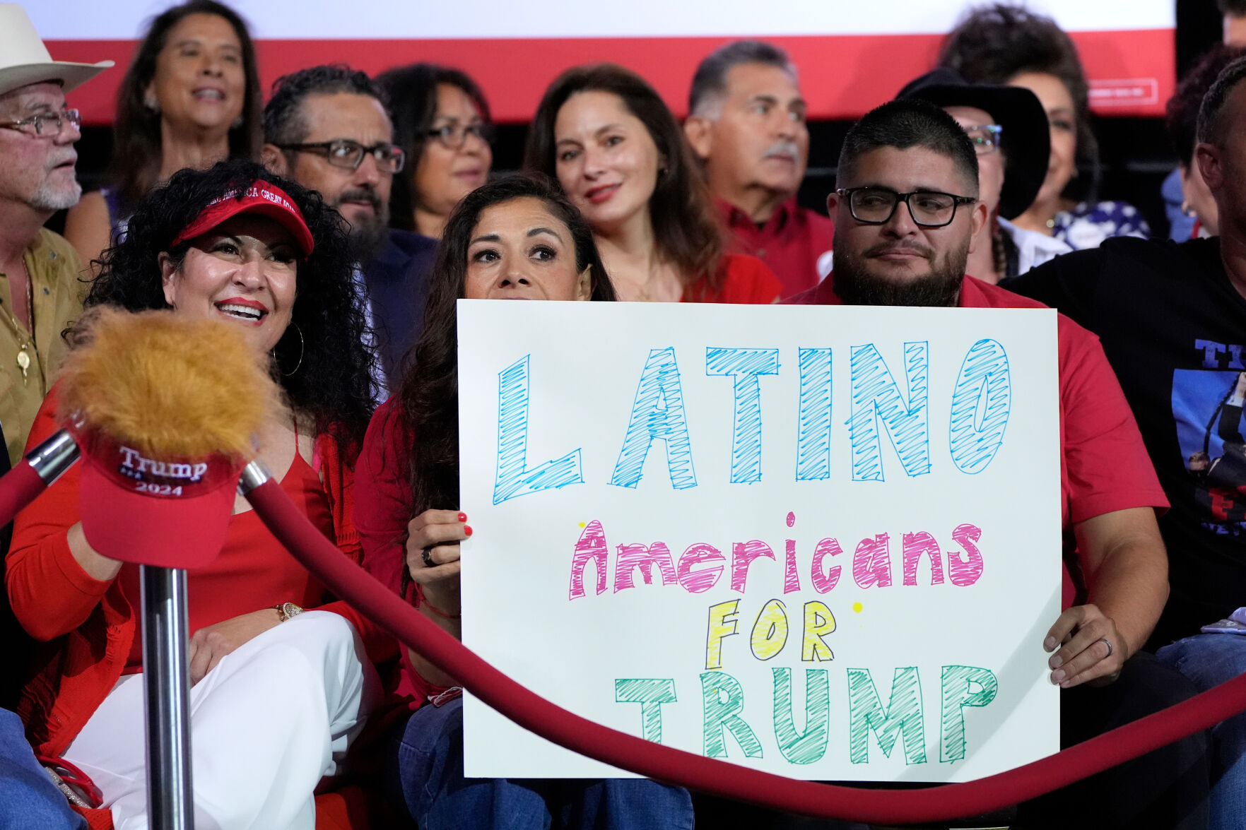 Trump's favorability has fallen among Hispanics since January, a new AP-NORC poll finds